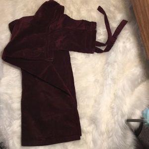 Bellbottom overall corduroys